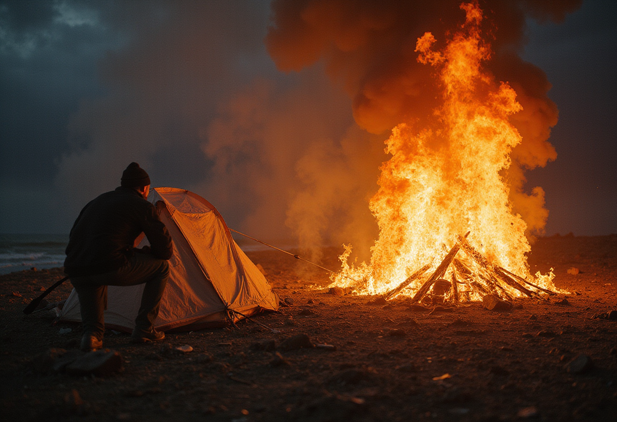 Paris: Second migrant camp goes up in flames in a week - InfoMigrants